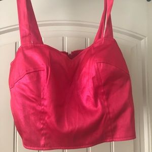 Pink bustier